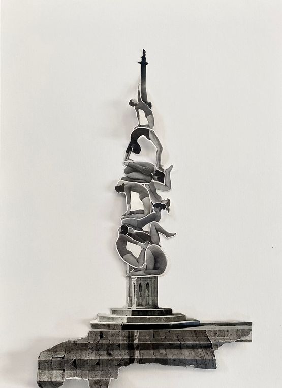 From the series Unstable Monument by Lucia Tallova contemporary artwork Works on Paper