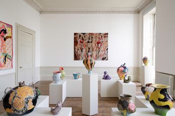 Contemporary art exhibition Rafaela de Ascanio Christabel MacGreevy Sexing the Cherry at Tristan Hoare Gallery London United Kingdom