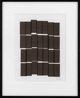 4 x 7 Rectangles by Vera Molnar contemporary artwork drawing painting