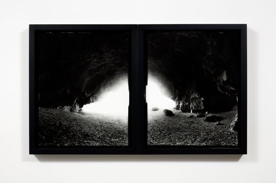 1989. Te Ana O Hineraki Moa Bone Cave. Christchurch. Te Waipounamu. by Areta Wilkinson  Mark Adams contemporary artwork Photography