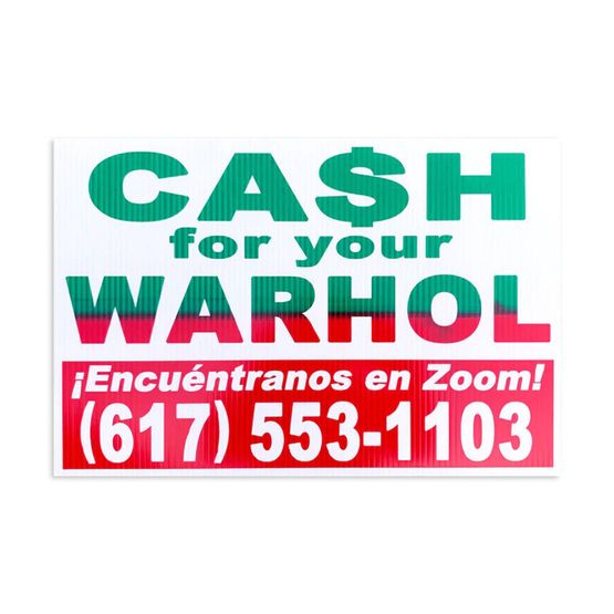 Cash For Your Warhol 1 by Geoff Hargadon contemporary artwork Print