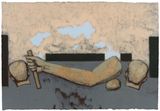 Tetris Stops Digging Potato by Tang Maohong contemporary artwork works on paper