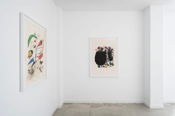 Contemporary art exhibition Joan Miro Solo Exhibition at Alzueta Gallery Paris France