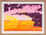Smoke 4 by Callum Morton contemporary artwork works on paper