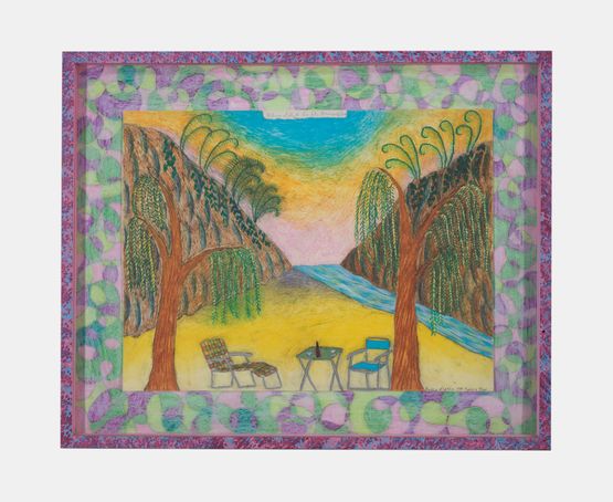 When I Get to the Promised Land by Hollis Sigler contemporary artwork Works on Paper