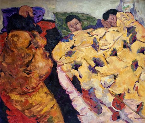 Untitled by Anas Albraehe contemporary artwork Painting