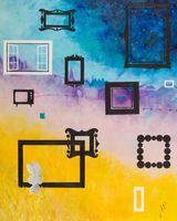 LOVE IS BORN by AIO contemporary artwork painting