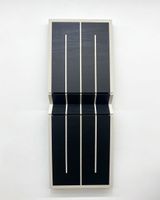 Untitled Two Narrow Black Rectangles by Robert Moreland contemporary artwork painting