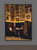 Artist in Artists Bar 1950s by Rodney Graham contemporary artwork sculpture
