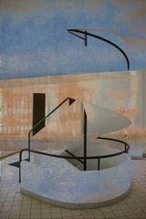 Staircase Villa Savoye by James Welling Le Corbusier contemporary artwork painting