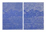 Dittico Lento Paesaggio Analogico by Luca Pancrazzi contemporary artwork painting