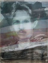 Soldados V with Self-Portrait by Sandra Del Pilar contemporary artwork painting