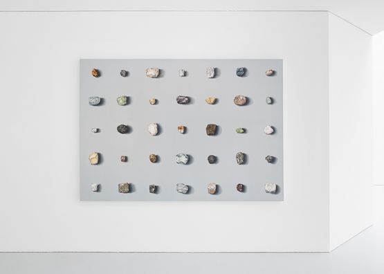 Rocks by Lisa Milroy contemporary artwork Painting