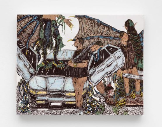 Javis lot by Christian Santiago contemporary artwork Drawing
