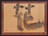 Hana flower mandarava heavenly blossom by Yuichi Inoue contemporary artwork painting works on paper