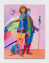 Blue Arrow by Joshua Petker contemporary artwork painting