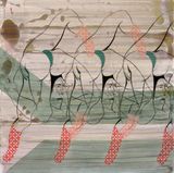 Green AntiBody by Hayv Kahraman contemporary artwork painting