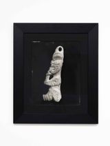 Tiki in Profile in Human Bone provenance unknown Okains Bay Maori and colonial Museum by Fiona Pardington contemporary artwork photography