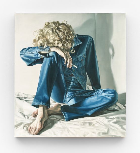 Dress Blues by Eunnam Hong contemporary artwork Painting