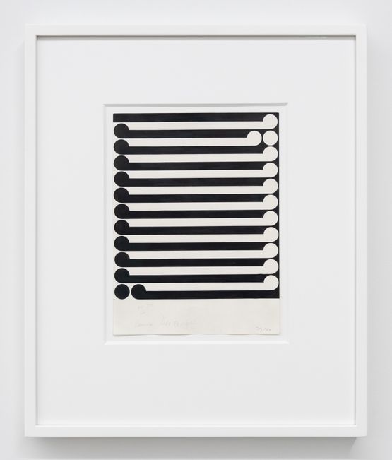 Untitled Reverse left to right by Gordon Walters contemporary artwork Works on Paper