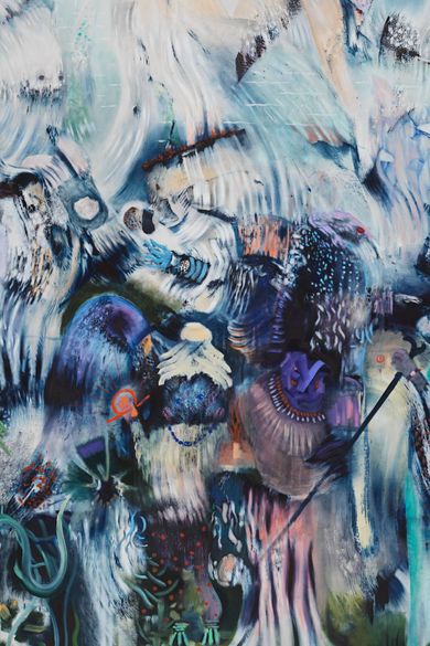 Ali Banisadr Orchestrates the Senses at Victoria Miro