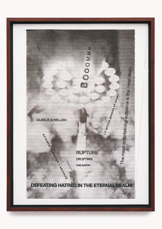 SpaceX Falcon9 in Action by Simon Denny contemporary artwork Works on Paper