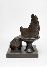 Still life with a slice of melon by Robert Couturier contemporary artwork sculpture