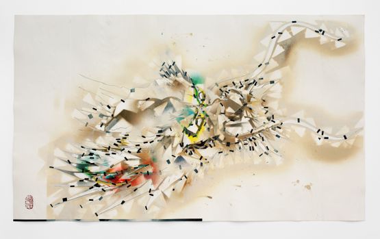 Study of Angels Eye View dragon head by Gajin Fujita contemporary artwork Painting