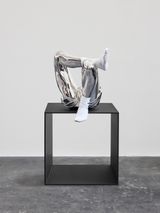 Dirty Socks Stainless Steel by Elmgreen  Dragset contemporary artwork sculpture