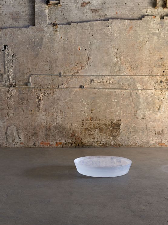 Untitled I dont know whether to throw it across the room and laugh or to set it on re and kill myself. by Roni Horn contemporary artwork Sculpture