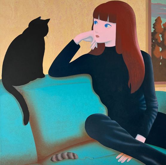 Gentle hours by Jang Koal contemporary artwork Painting