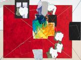 The Ram Version 19 by Edward Holland contemporary artwork painting drawing