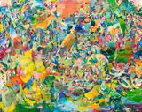 living with birds by Ayumu Yamamoto contemporary artwork painting