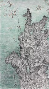 A Pale Autumn by Peng Kanglong contemporary artwork works on paper