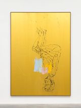 Das zweite mal Grogold Grand Gold for the Second Time by Georg Baselitz contemporary artwork painting