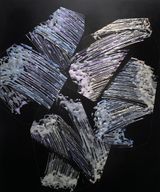 Abstract  Expression  Painting Porcelain Stone and Moving Image 6 by Kosuke Ikeda   contemporary artwork drawing painting