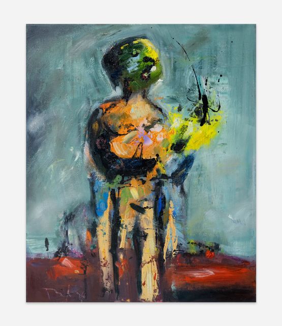 Das Neugeborene by Alexander Dik contemporary artwork Painting