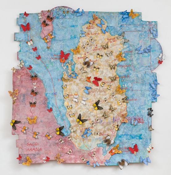 All Souls Az Zubarah by Jane Hammond contemporary artwork Painting
