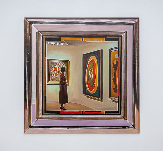 The Collector by Diena Georgetti contemporary artwork Painting