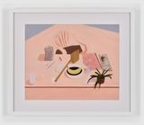 Vateys Desk by Leigh Werrell contemporary artwork painting