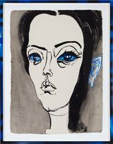 its over by Del Kathryn Barton contemporary artwork painting