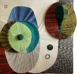 Orbital by Jala Aziz contemporary artwork textile