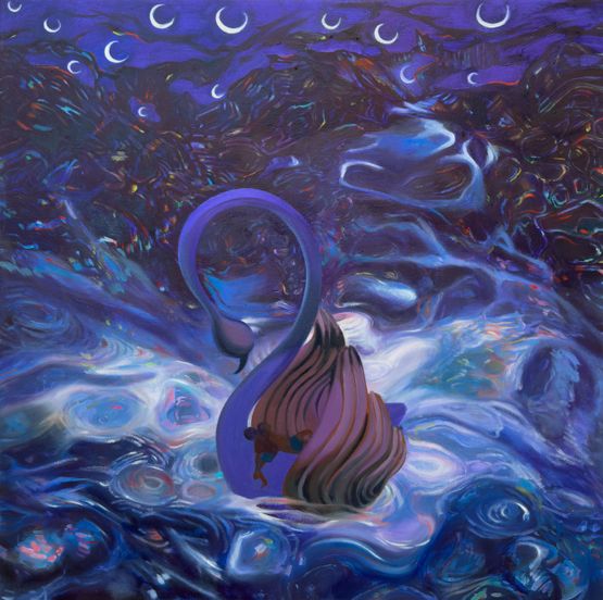 Drift by Yifan Jiang contemporary artwork Painting