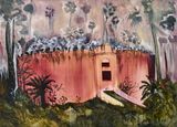 Tower of Silence by Ravelle Pillay contemporary artwork painting works on paper