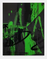 Black Dada K by Adam Pendleton contemporary artwork painting print