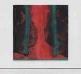 Untitled branch aligned with her torso by Harminder Judge contemporary artwork painting sculpture