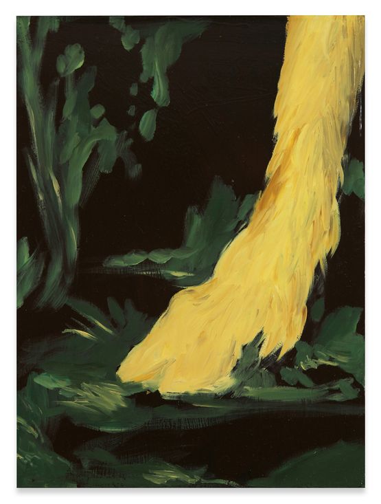 The cloven hoof in the woods by Karen Kilimnik contemporary artwork Painting