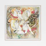 5000 Years Ago by Dan Lie contemporary artwork painting works on paper drawing