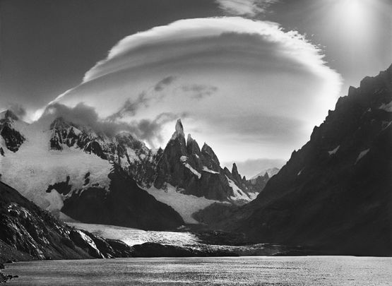 Cerro Torre part of a mountain chain in the Southern Patagonian Ice Field Argentine Patagonia by Sebastiao Salgado contemporary artwork Photography