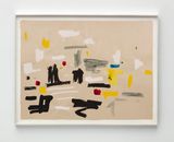 Shibuya Crossing by Mary Weatherford contemporary artwork painting works on paper